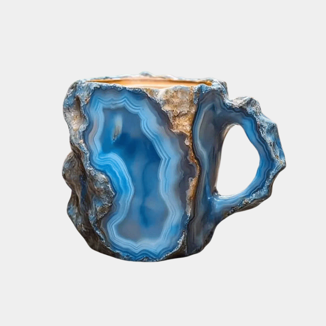 Taza de Cristal Mineral – Diseño Inspirado en Piedras Naturales-Mugs-Hogar88-Hogar88