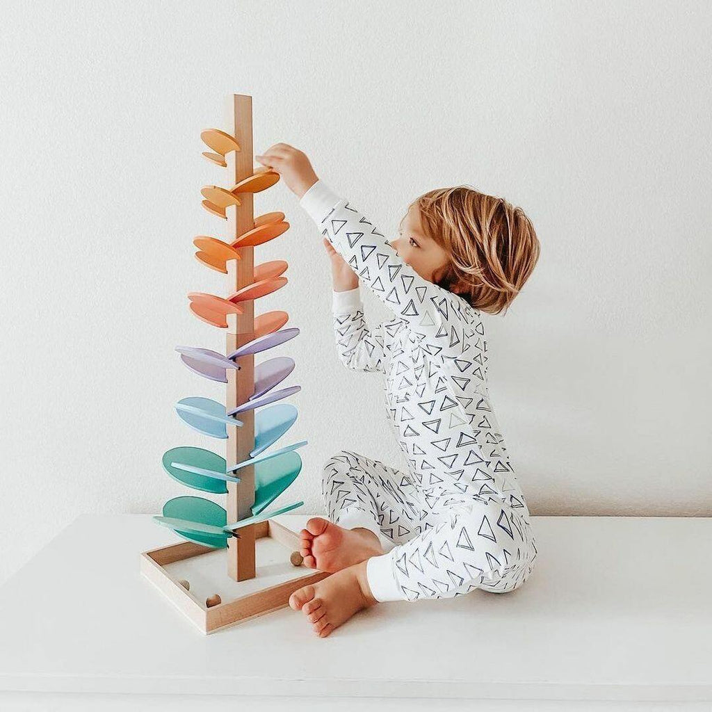 Torre Arcoíris de Madera – Juego Sensorial con Bolas-Activity Toys-Hogar88-Hogar88