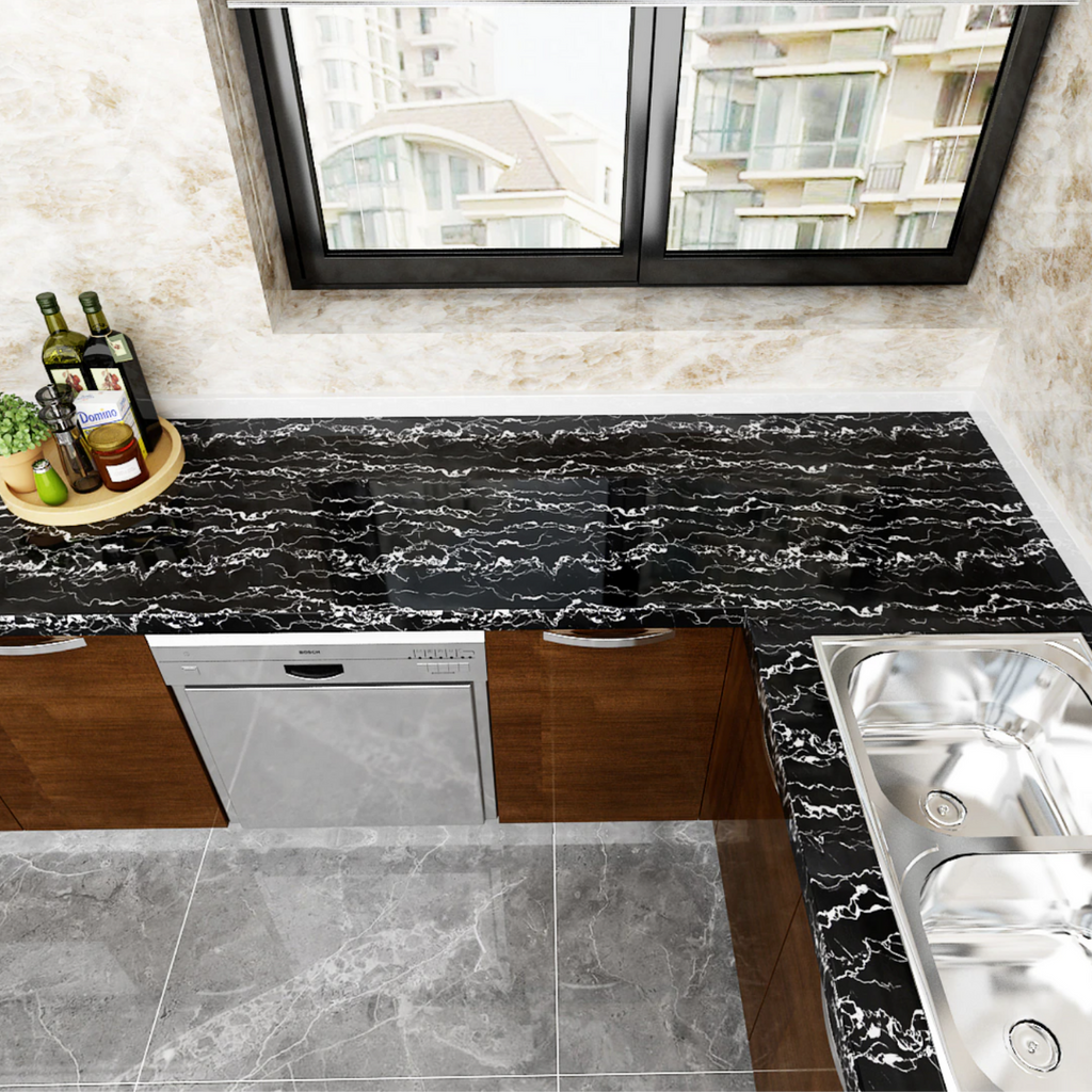 Vinilo Adhesivo Marmoleado – Revestimiento Decorativo Impermeable-Home Decor-Hogar88-Hogar88